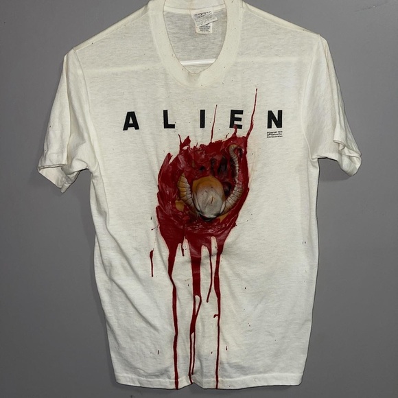American Vintage Other - Vintage 1979 ALIEN 3D Chestburster Horror Film Promo Shirt M
